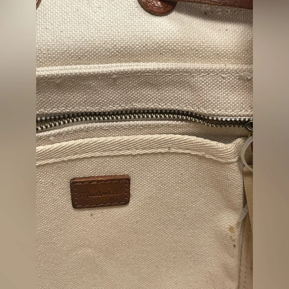 Madewell The Canvas Somerset drawstring Backpack with patch